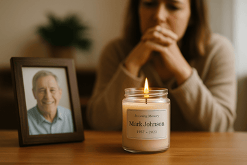 Memorial Candles for Grief Anniversaries