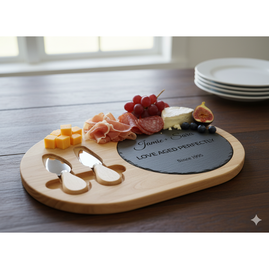 Engraved Cheese Platter