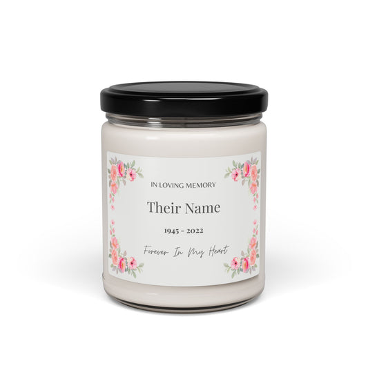 The Forever Flame – Personalized Memorial Scented Candle, 9oz