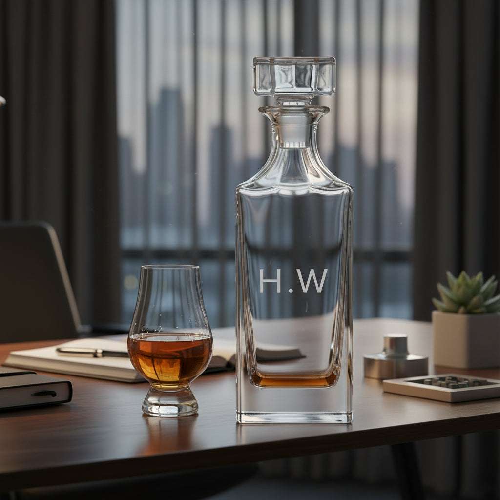 Beaufort 1600 | Bold Initial Weighted Decanter