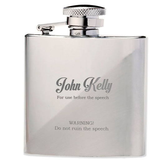 Best Man 6oz Hip Flask