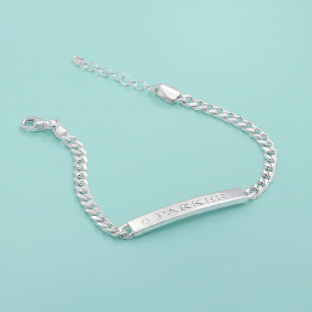 Custom Engraved Bar Bracelet
