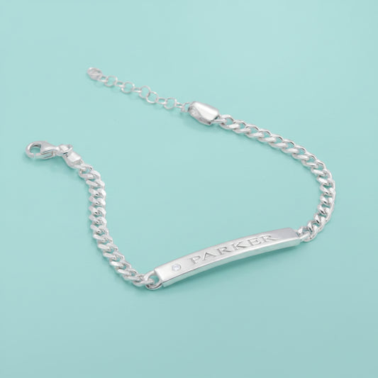 Custom Engraved Bar Bracelet
