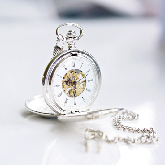 Dual Opening Pocket Watch