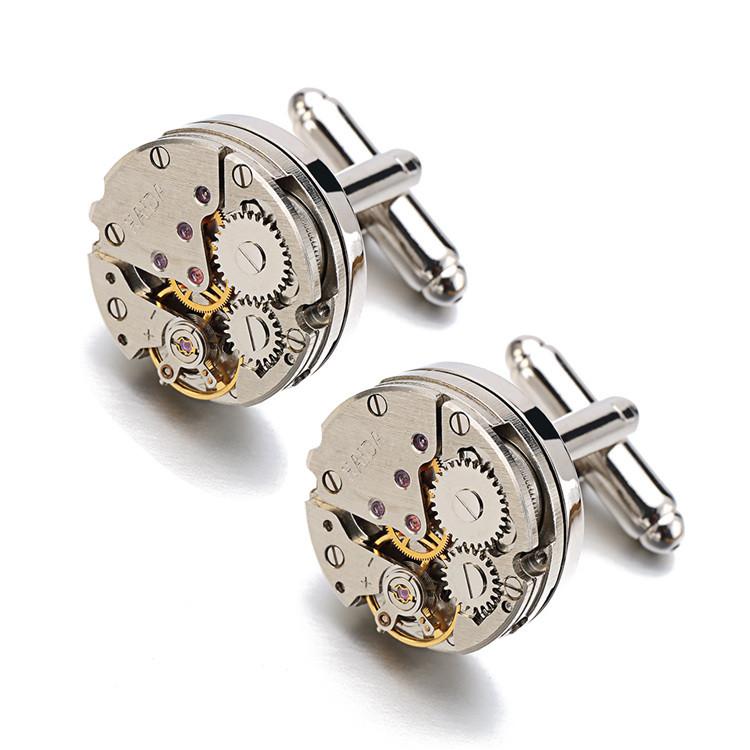 Engraved Gear Movement Cufflinks - Lovesakes