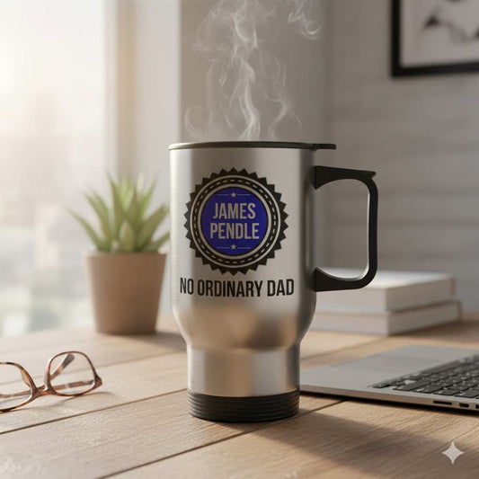 No Ordinary Dad Personalized Travel Mug