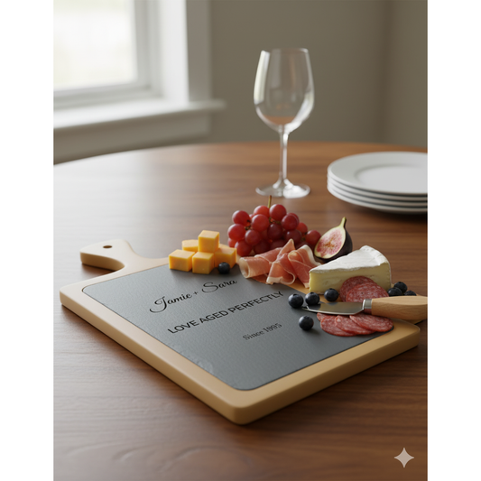 Engraved Cheese Platter