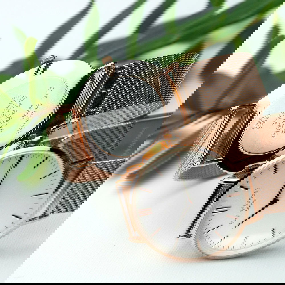 Ladies Personalized Watch In Rose Gold - Round - Lovesakes