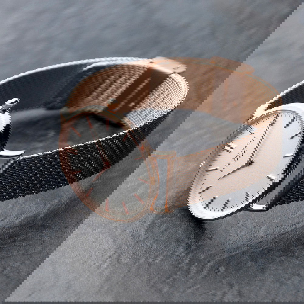 Ladies Personalized Watch In Rose Gold - Round - Lovesakes