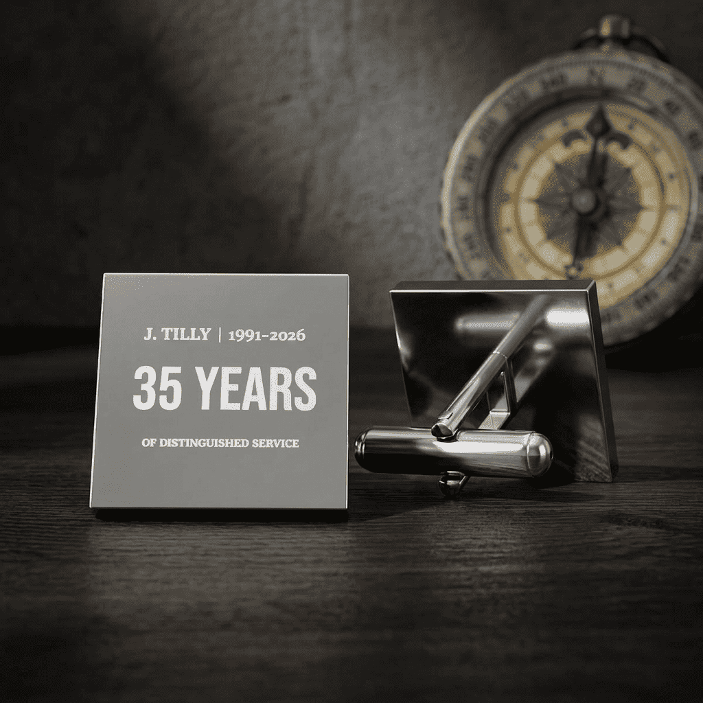Legacy Executive Years of Service Cufflinks