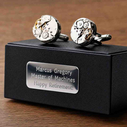 Mechanical Gear Cufflinks | Gearhead Gifts | Engineer Gifts | Mechanic Gifts