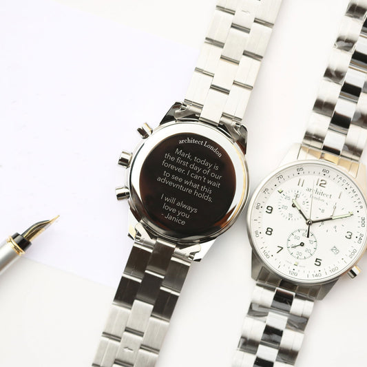 Architect Endeavour: Personalized Swiss Made Luxury Watch for Men