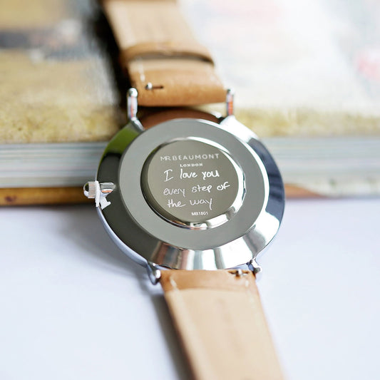 Men's Handwriting Personalized Camel Watch