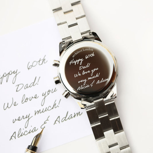 Men's Handwriting Personalized Swiss Watch