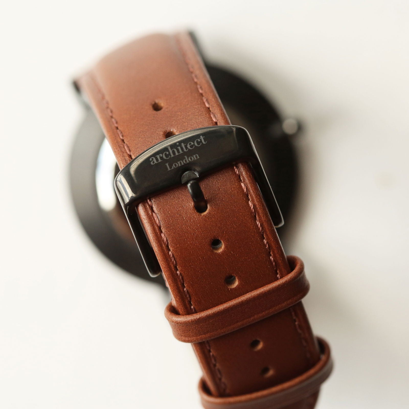 Men's Minimalist Engraved Watch In Walnut - Lovesakes