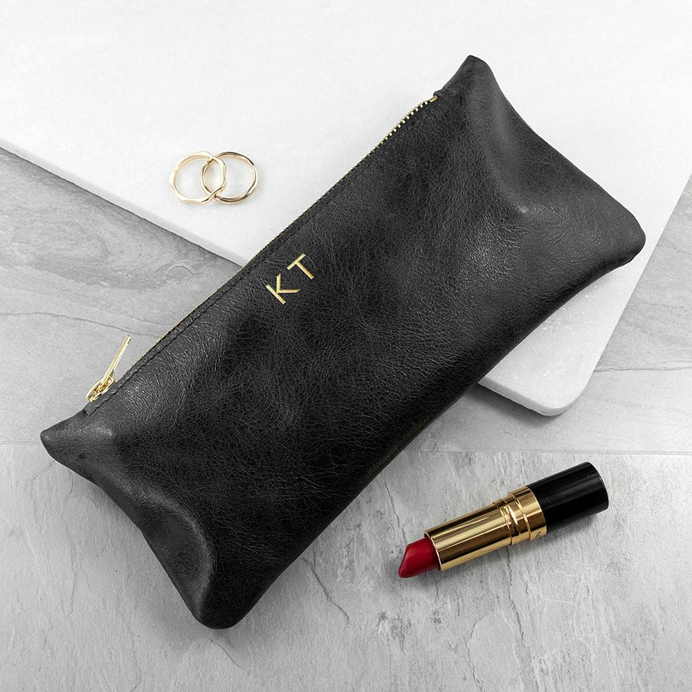 Monogrammed Leather Slimline Clutch - Lovesakes