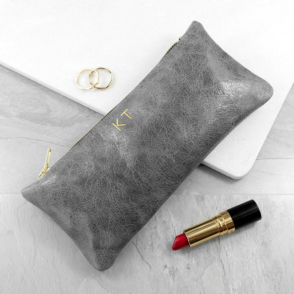 Monogrammed Leather Slimline Clutch - Lovesakes