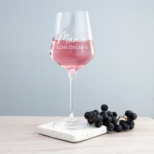 Custom Engraved Wine Glass