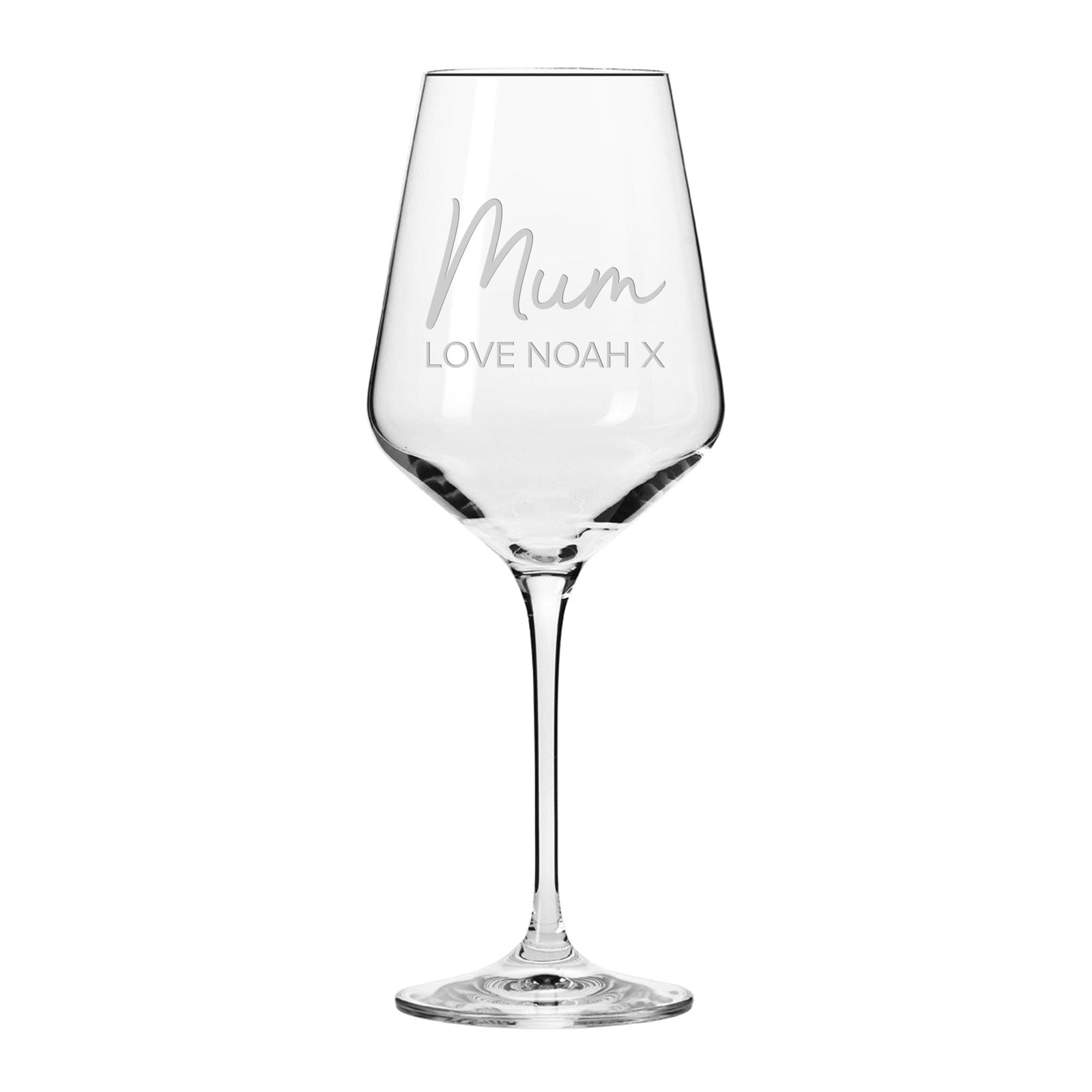 Mum's Personalized Wine Glass - Lovesakes