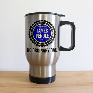 No Ordinary Dad Personalized Travel Mug - Lovesakes