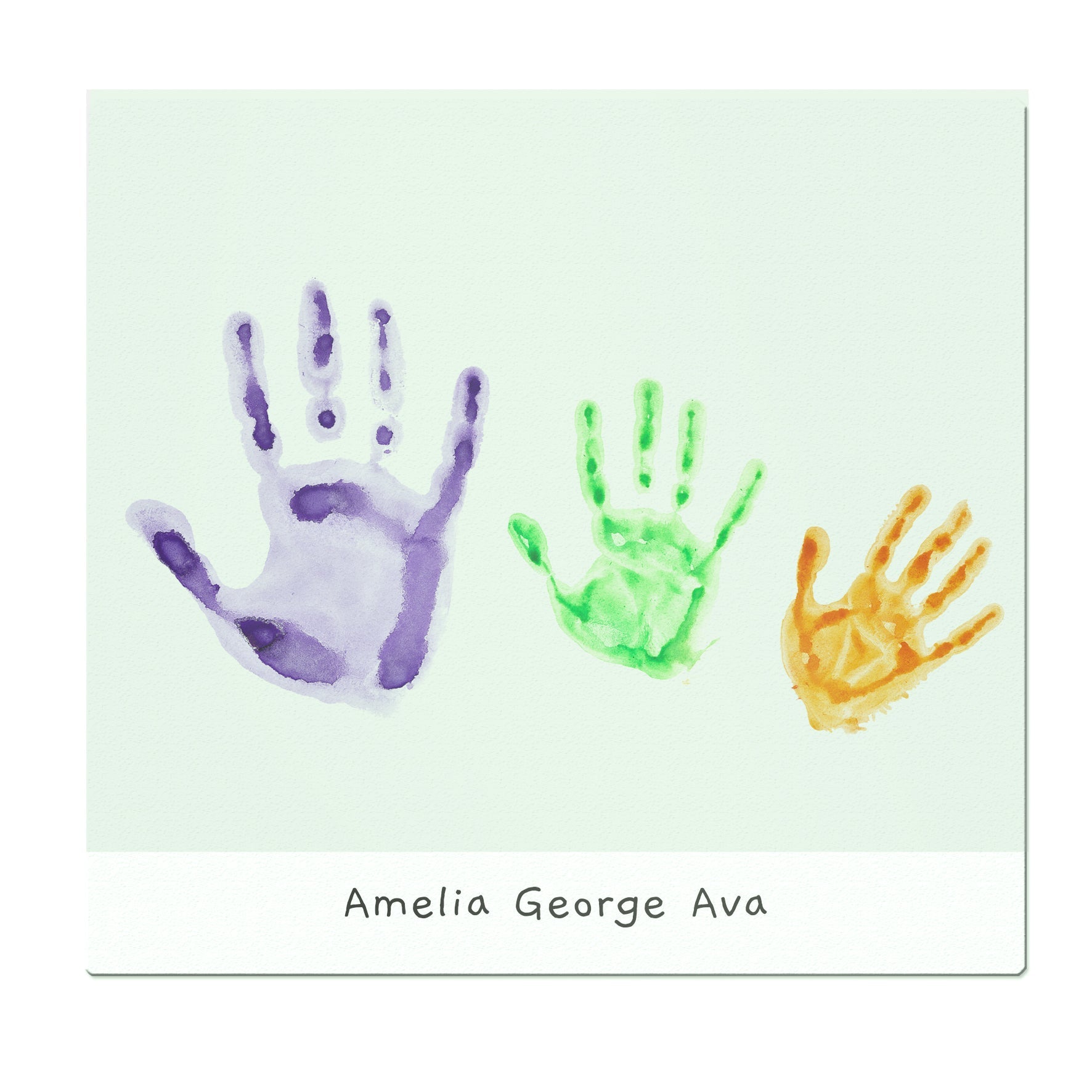 Personalized Drawing Photo Glass Chopping Board/Worktop Saver