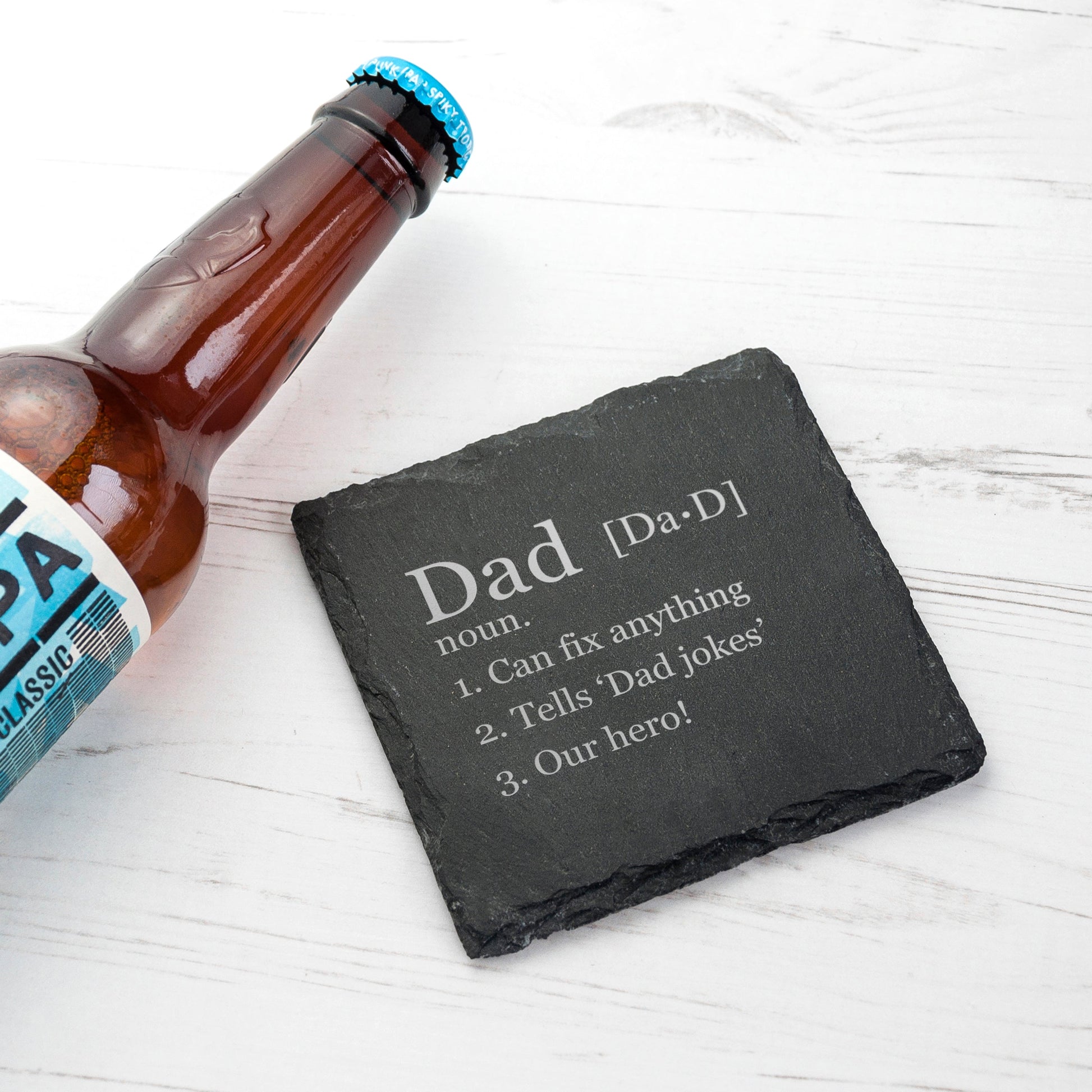 Personalized Definition Square Slate Keepsake Coaster - Lovesakes