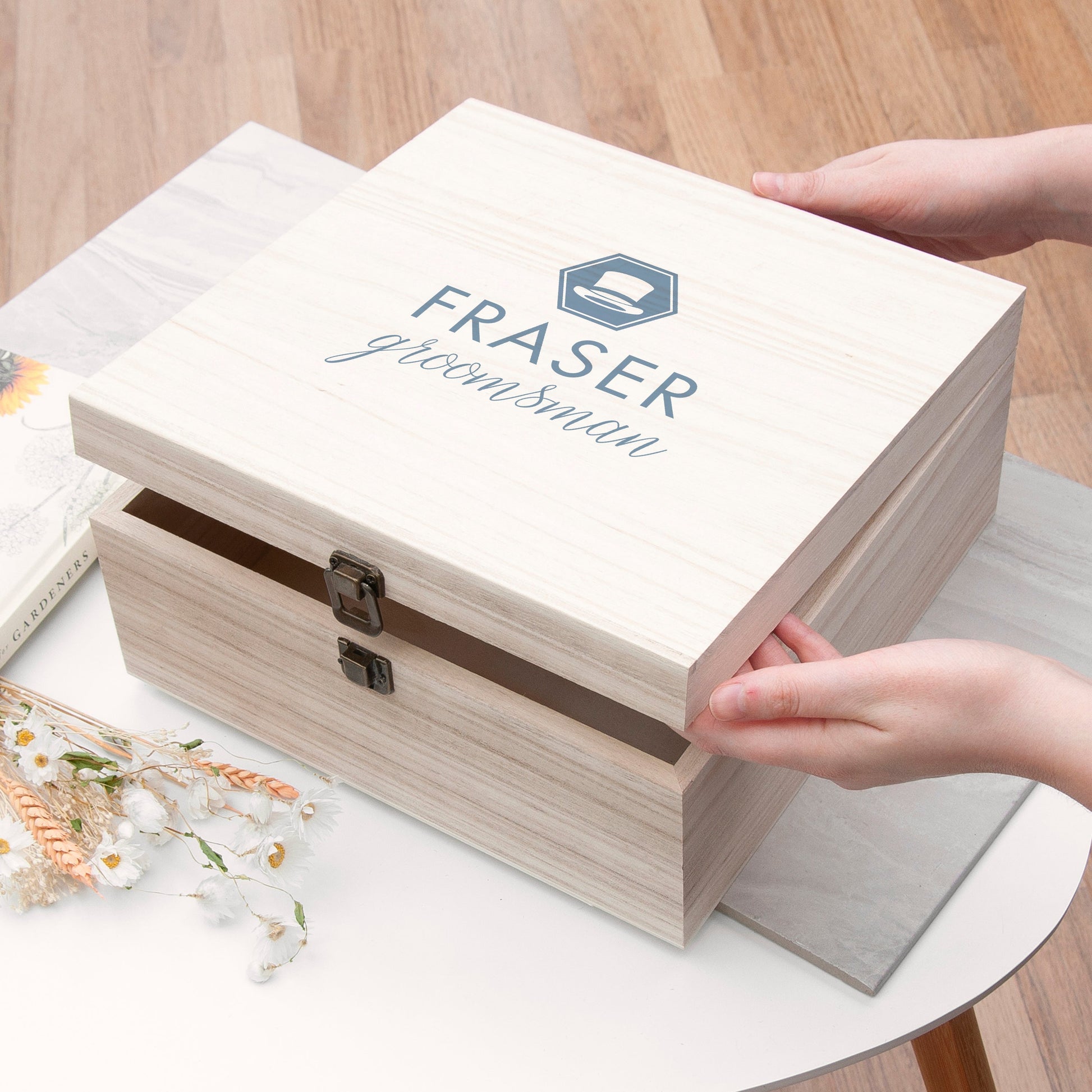 Personalised Classic Groomsman Keepsake Box