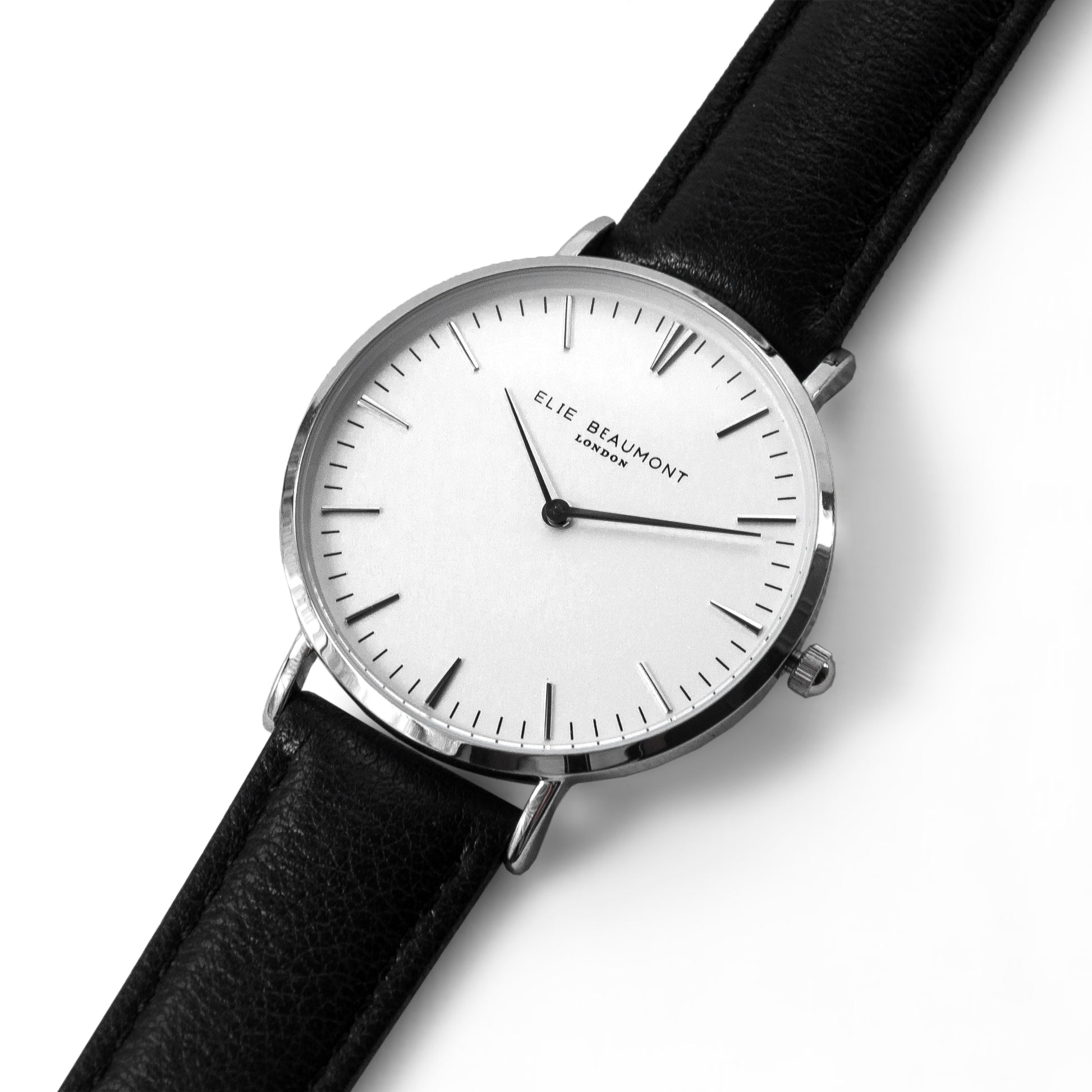 Personalized Handwriting Engaved Ladies Leather Watch