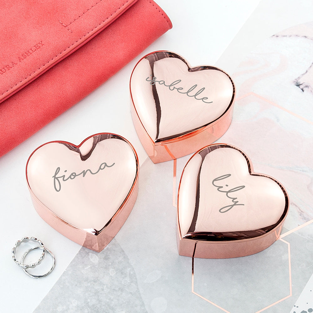 Personalized Heart Trinket Box - Lovesakes