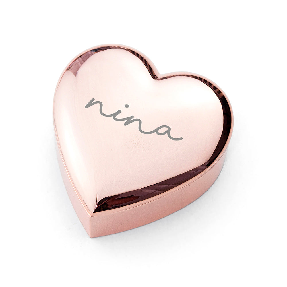 Personalized Heart Trinket Box - Lovesakes