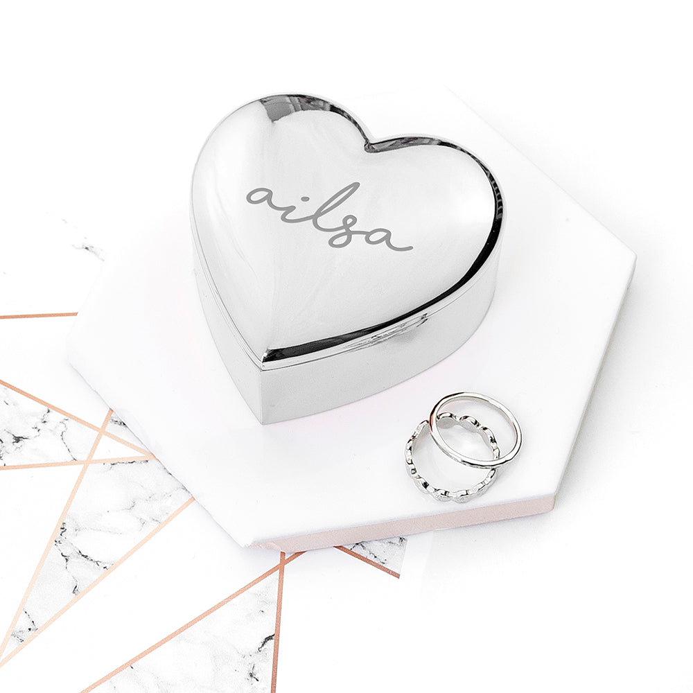 Personalized Heart Trinket Box - Lovesakes