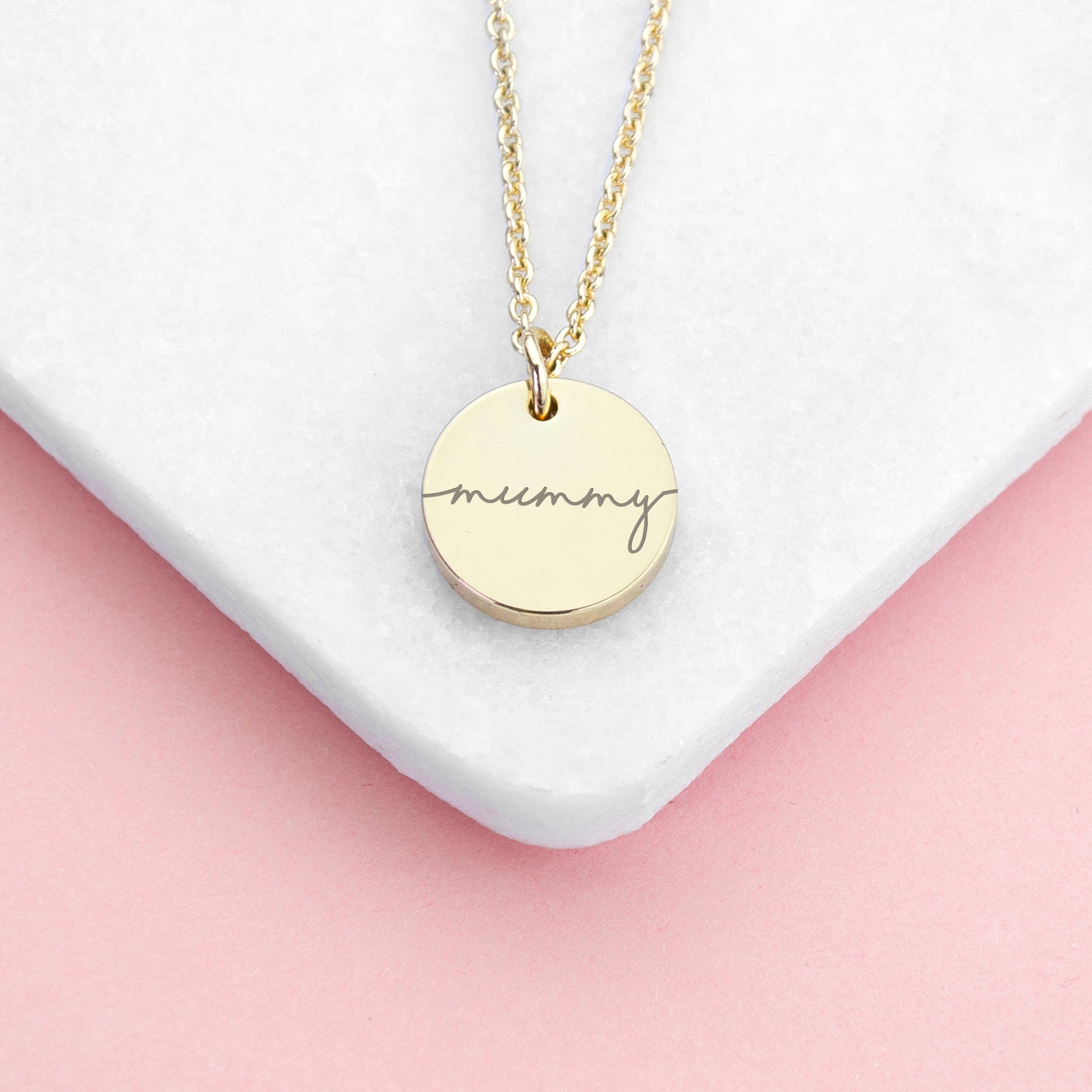 Personalized Disc Necklace - Lovesakes