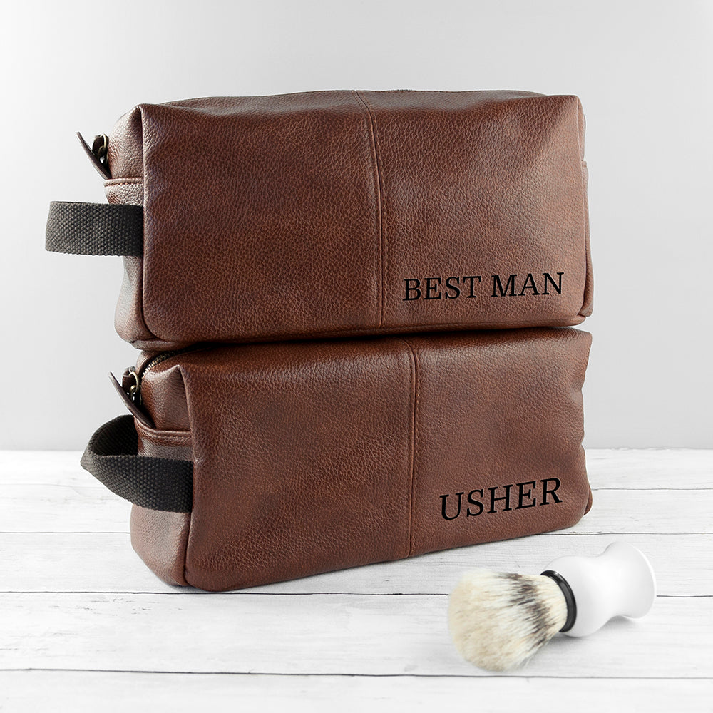 Personalized Vintage Style Wash Bag - Lovesakes