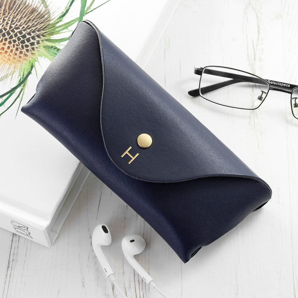 Personalised Leather Origami Glasses Case - Lovesakes