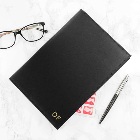 Personalized Leather Refillable Notebook