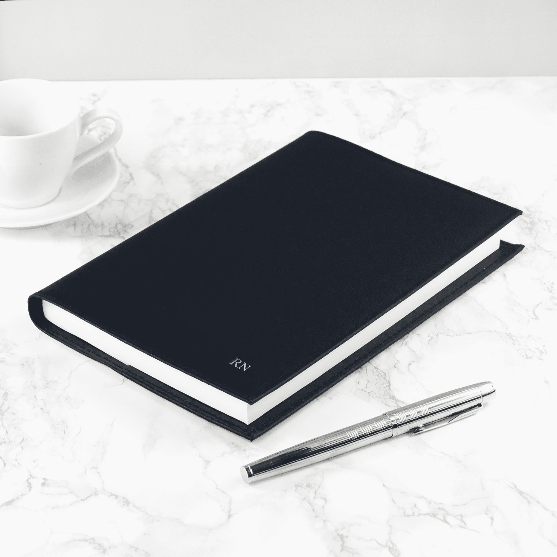 Personalized Leather Refillable Notebook