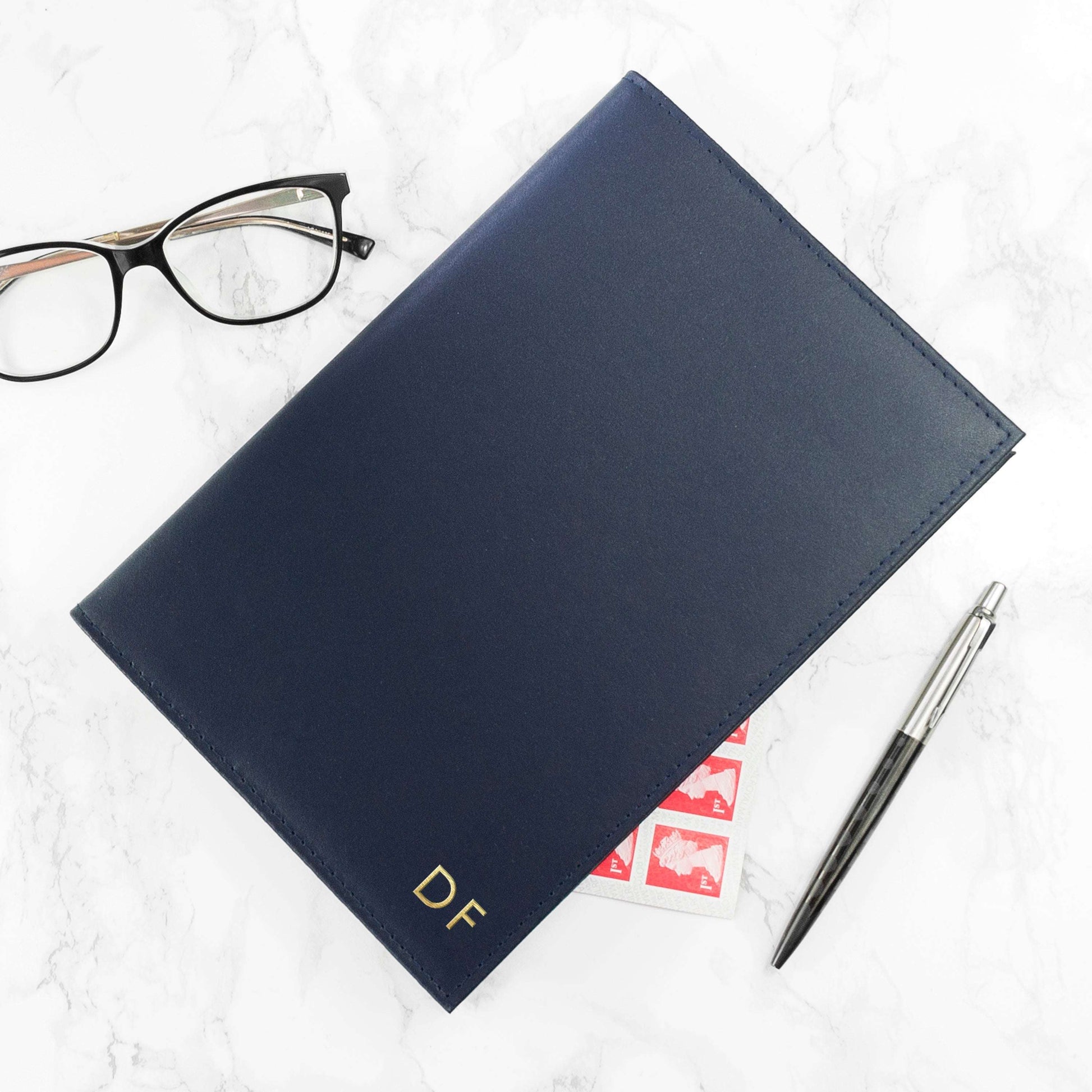 Personalized Leather Refillable Notebook