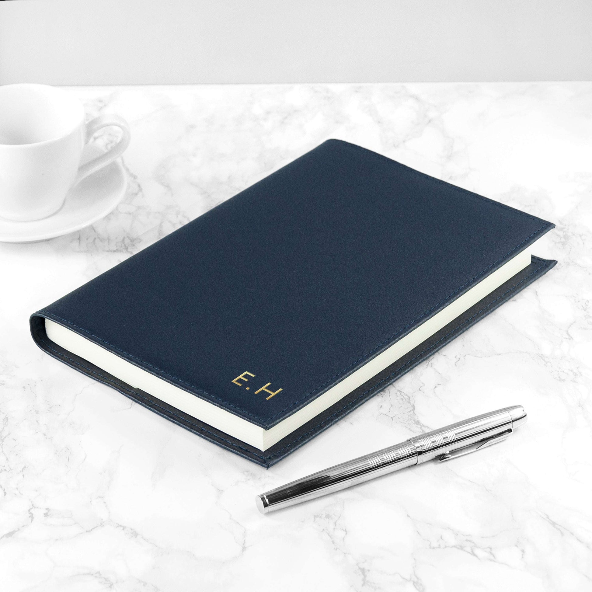 Personalized Leather Refillable Notebook