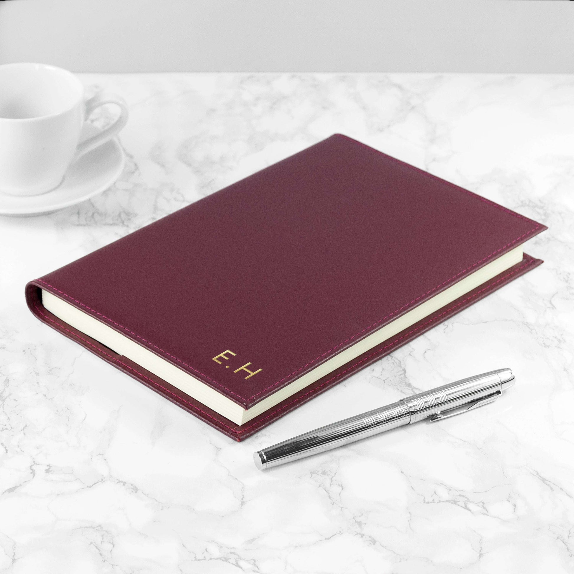 Personalized Leather Refillable Notebook