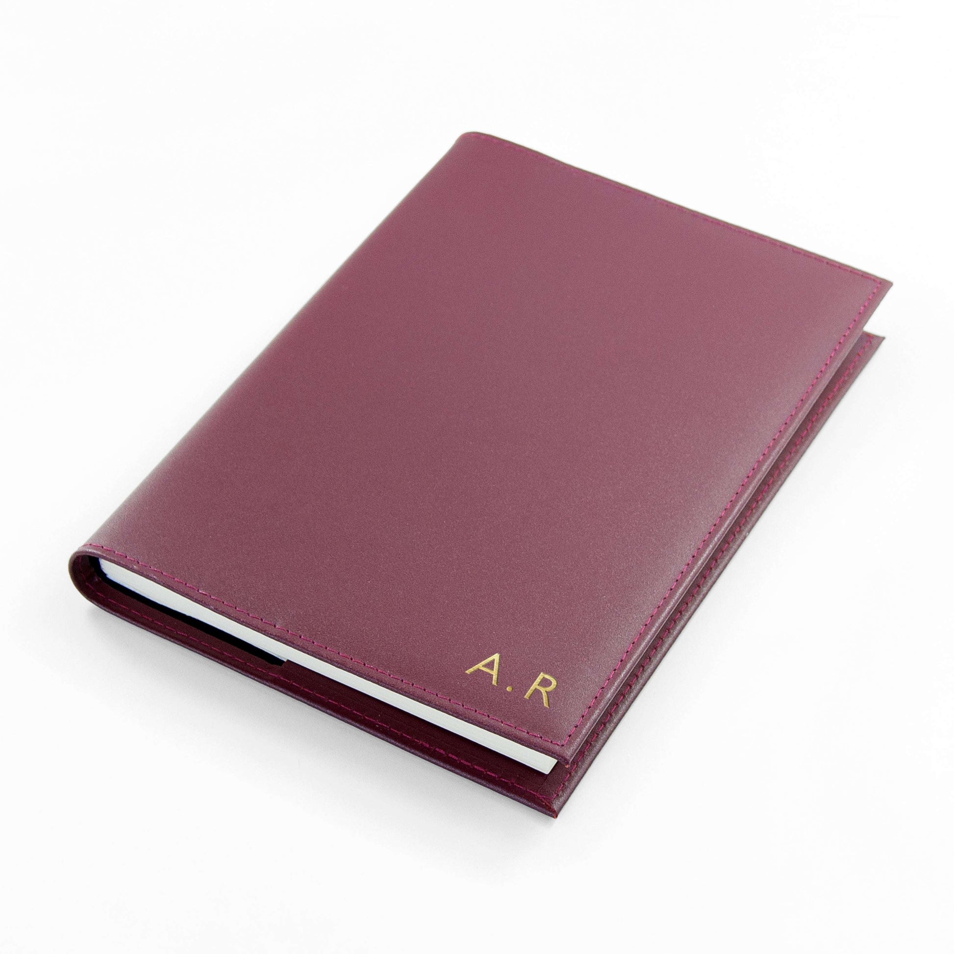 Personalized Leather Refillable Notebook