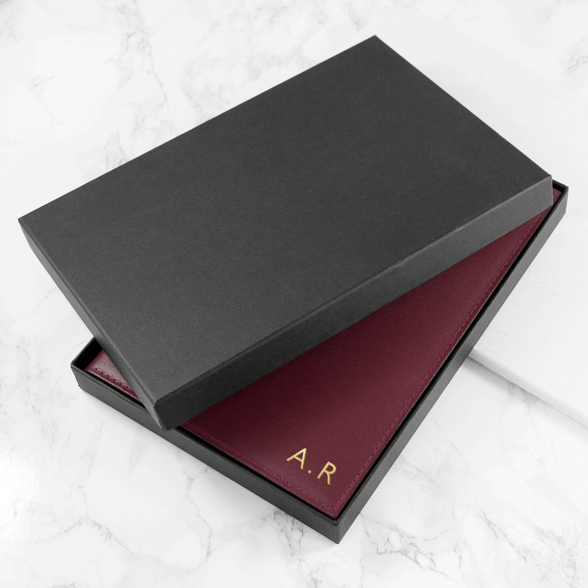 Personalized Leather Refillable Notebook