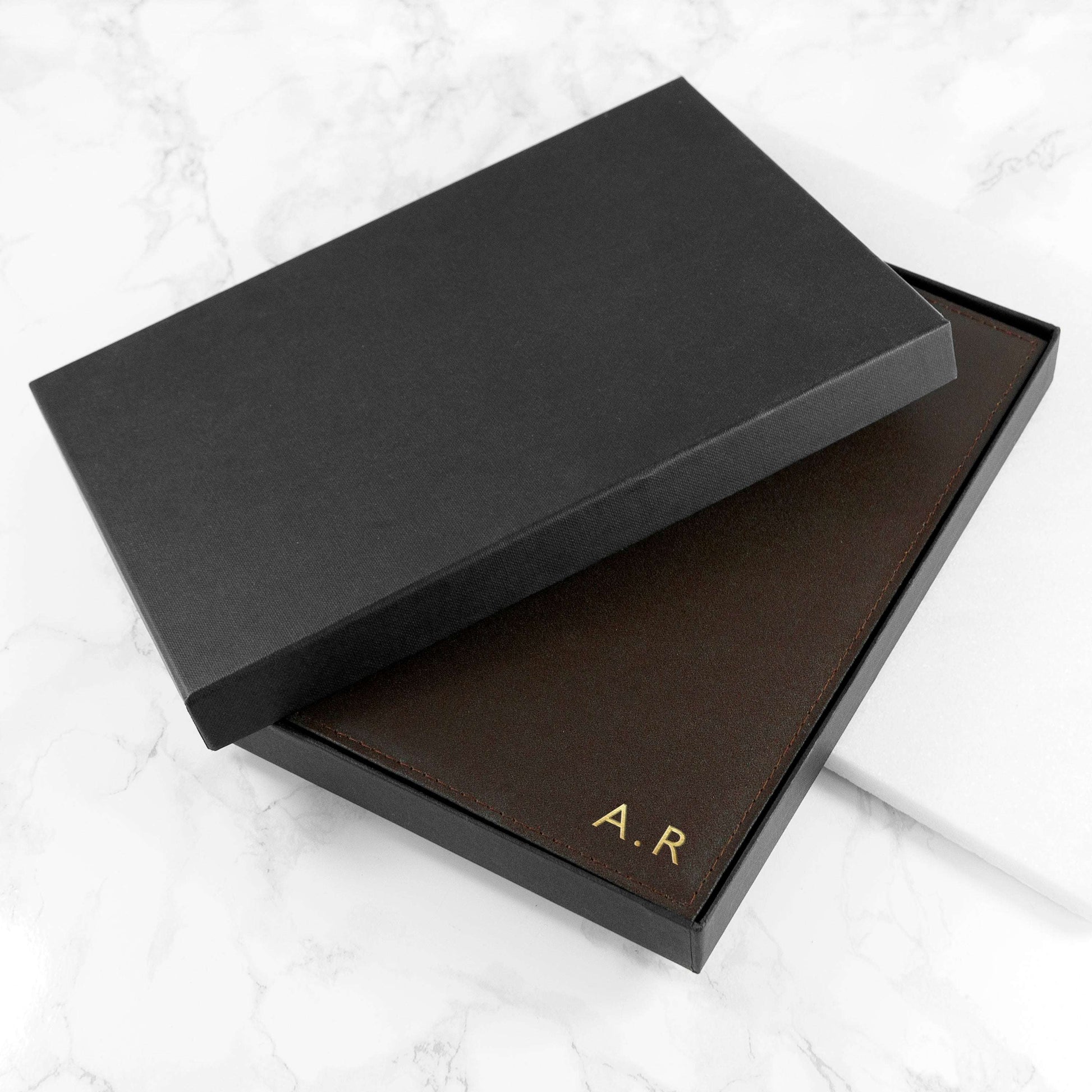 Personalized Leather Refillable Notebook