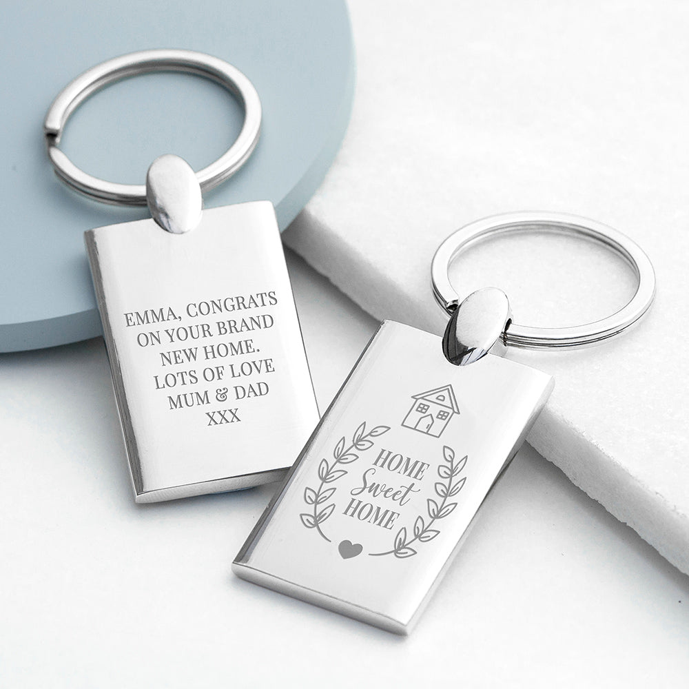 Personalized Home Sweet Home Keyring - Lovesakes