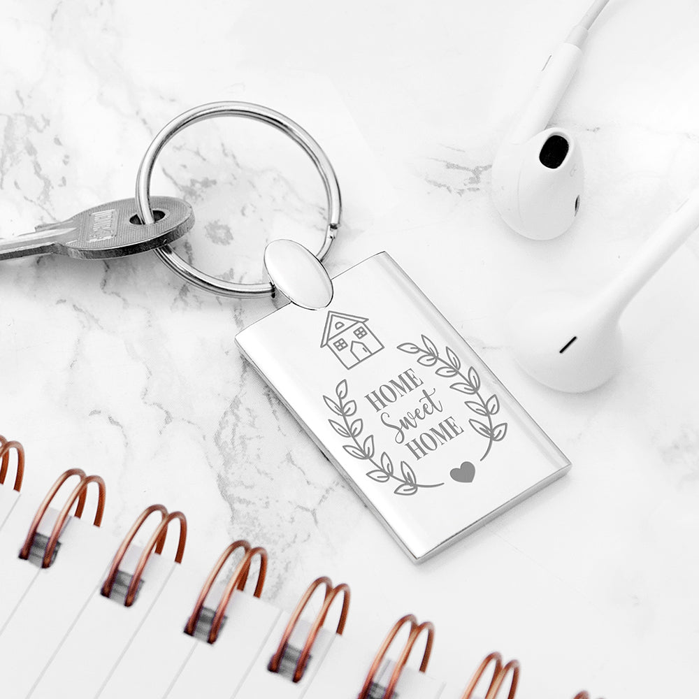 Personalized Home Sweet Home Keyring - Lovesakes