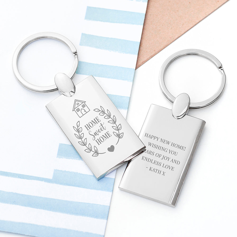 Personalized Home Sweet Home Keyring - Lovesakes