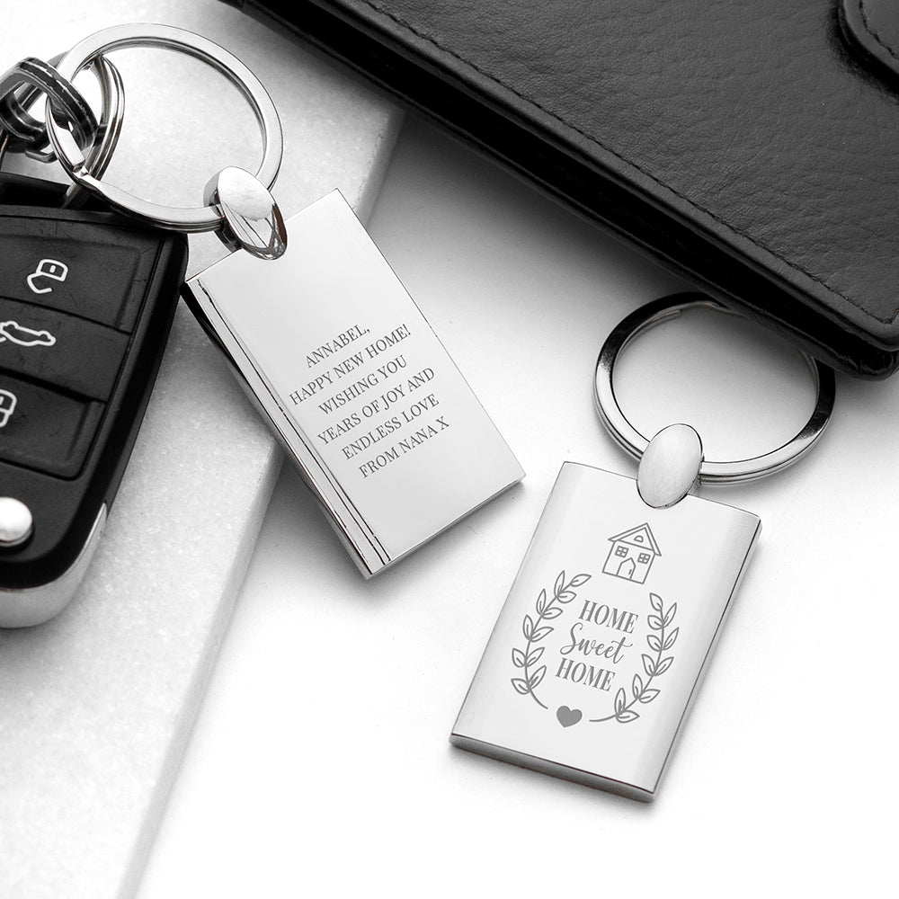 Personalized Home Sweet Home Keyring - Lovesakes