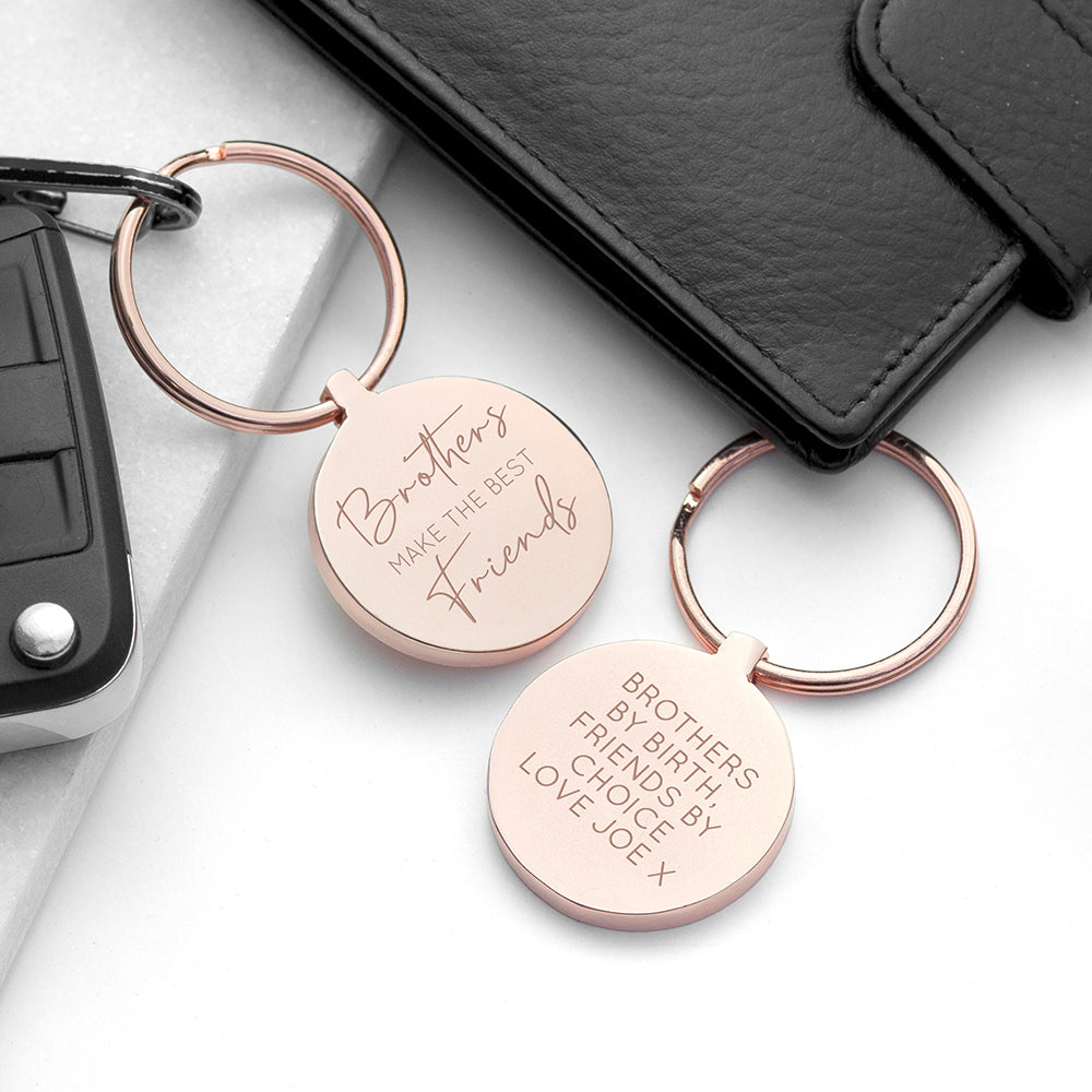 Personalized Engraved Family Members Metal Keyring - Lovesakes