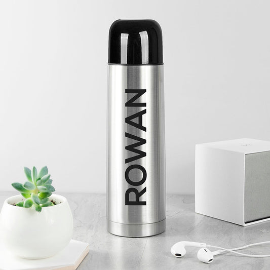 Engraved Stainless Steel Thermos Flask 750ml