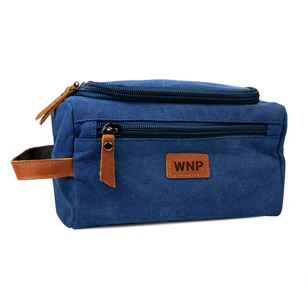 Personalized Jetsetter Denim Wash Bag - Lovesakes