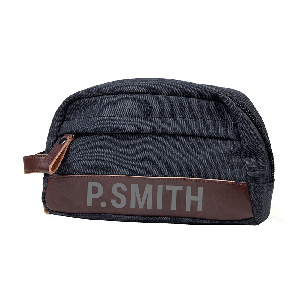 Personalised Weekender Denim Wash Bag - Lovesakes